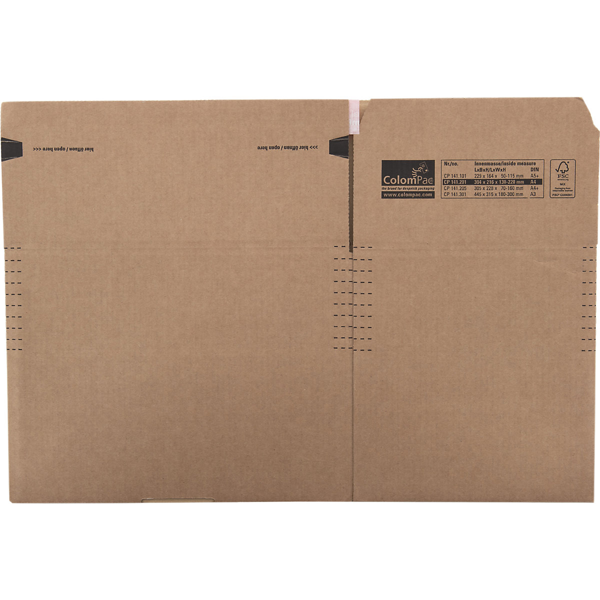 ColomPac® CP 141 & 151 Multi Depth Packaging Boxes (Product illustration 6)-5