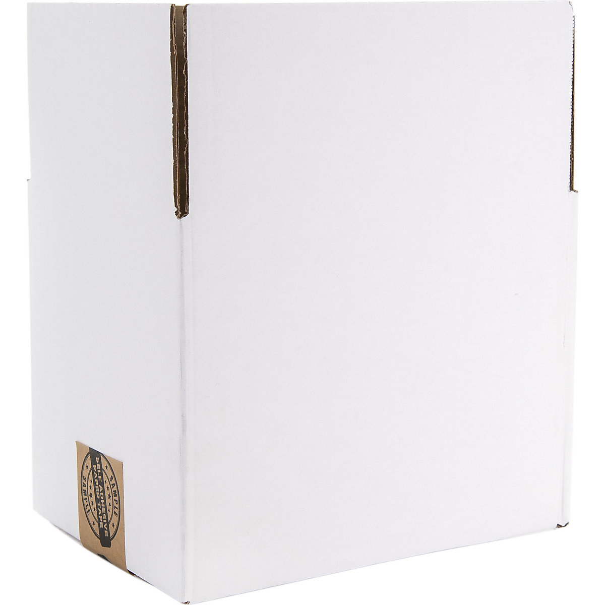 Single Wall White Cardboard Boxes (Product illustration 2)-1