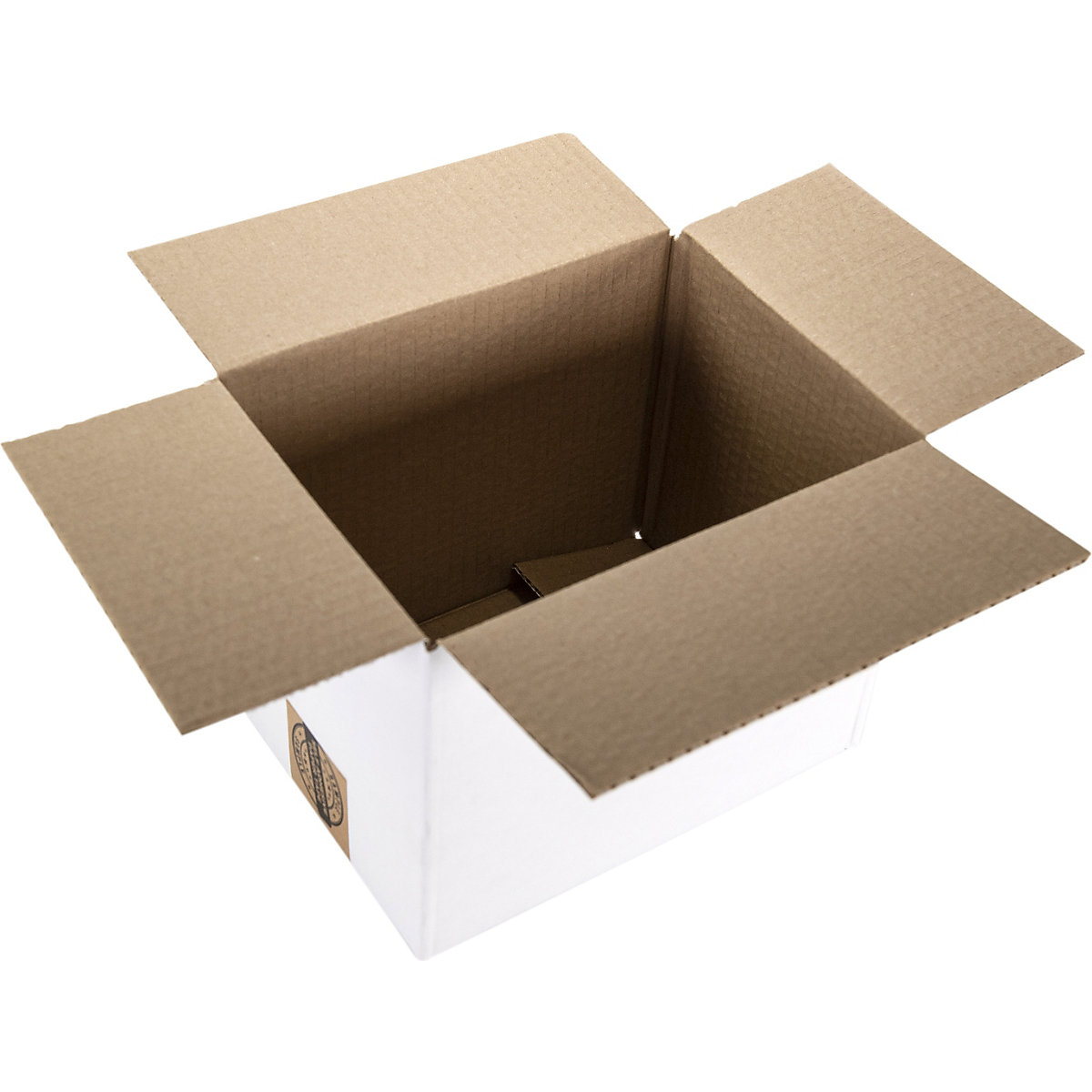 Single Wall White Cardboard Boxes (Product illustration 3)-2