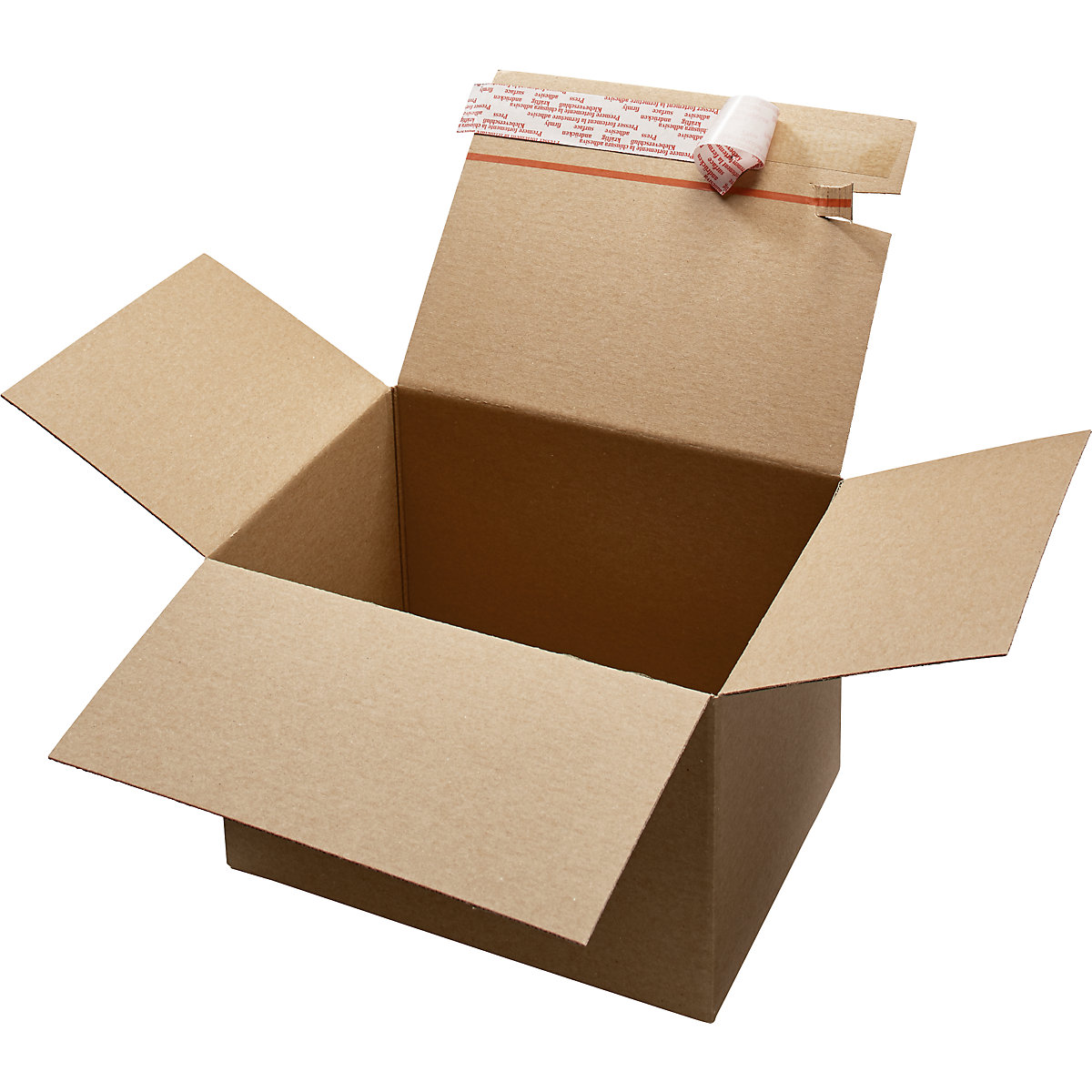 Self erecting cardboard box - ratioform economy