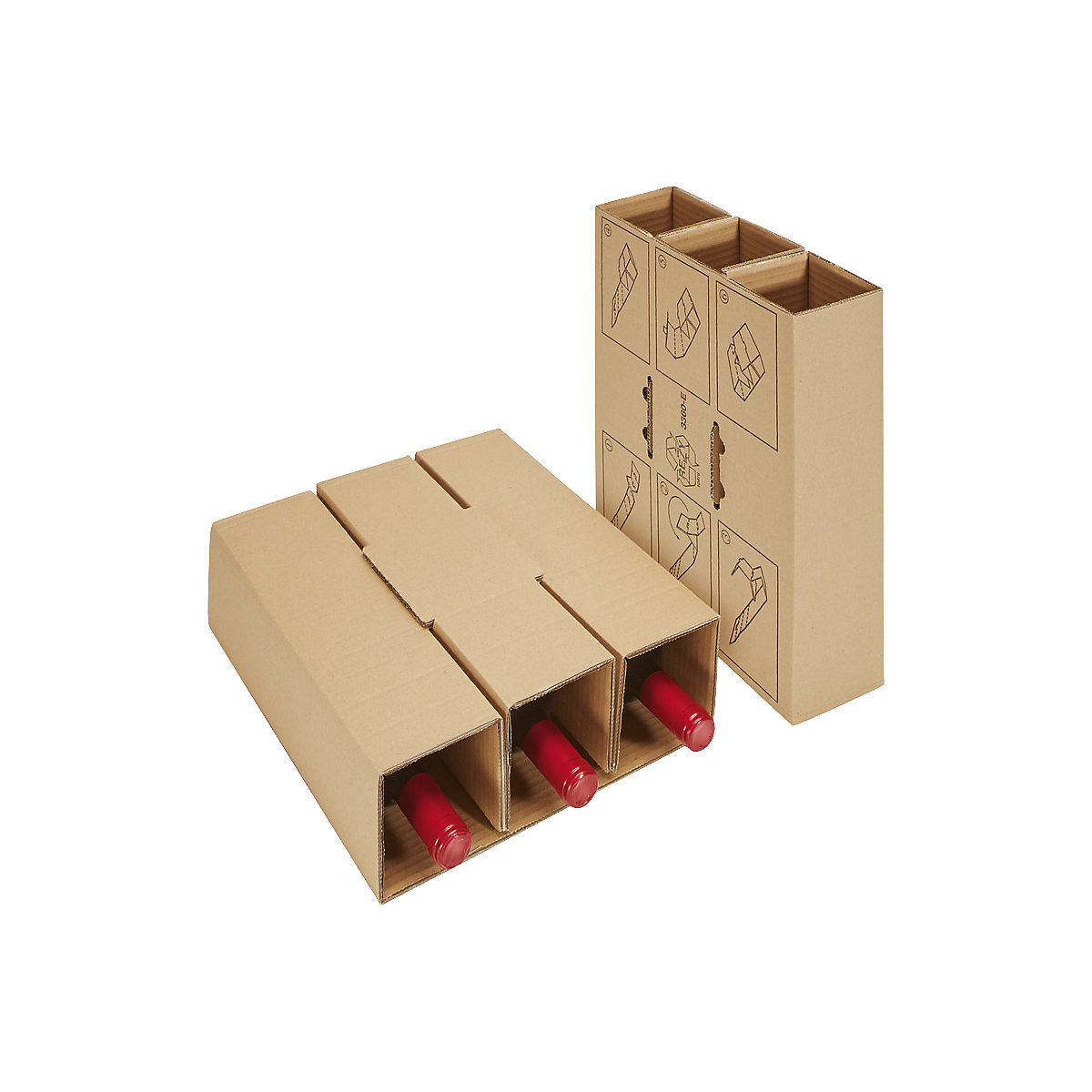Post/DHL bottle box – ratioform (Product illustration 2)-1