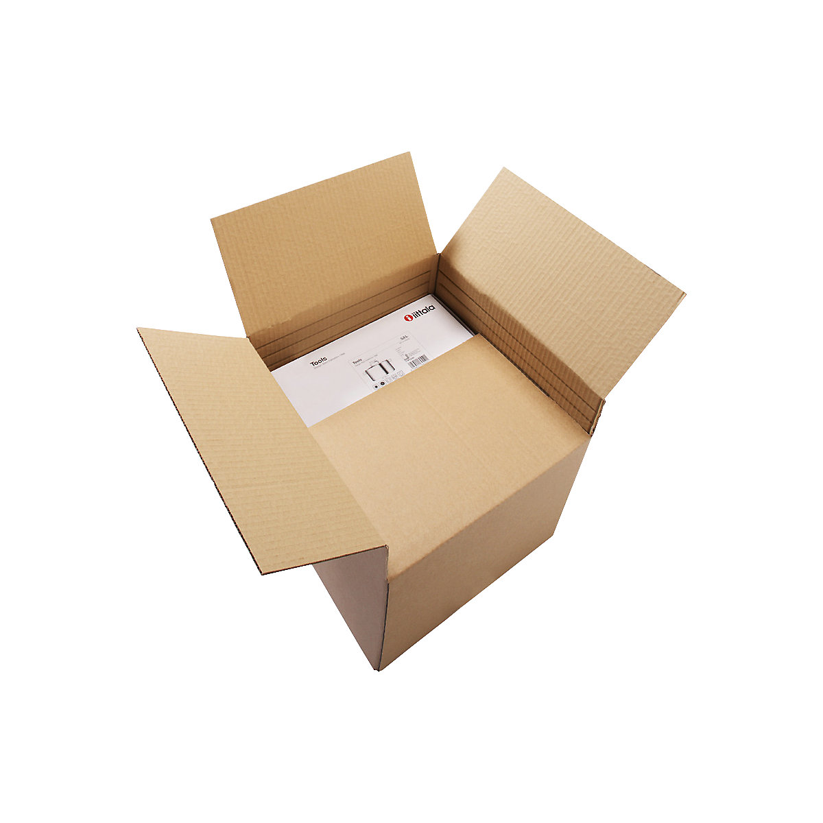 Corrugated cardboard folding box – ratioform terra (Product illustration 6)-5
