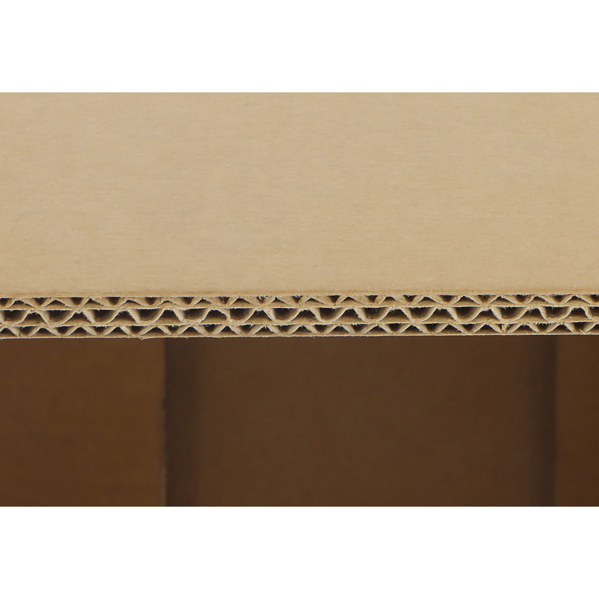 Folding corrugated cardboard box, triple fluted – ratioform terra (Product illustration 2)-1