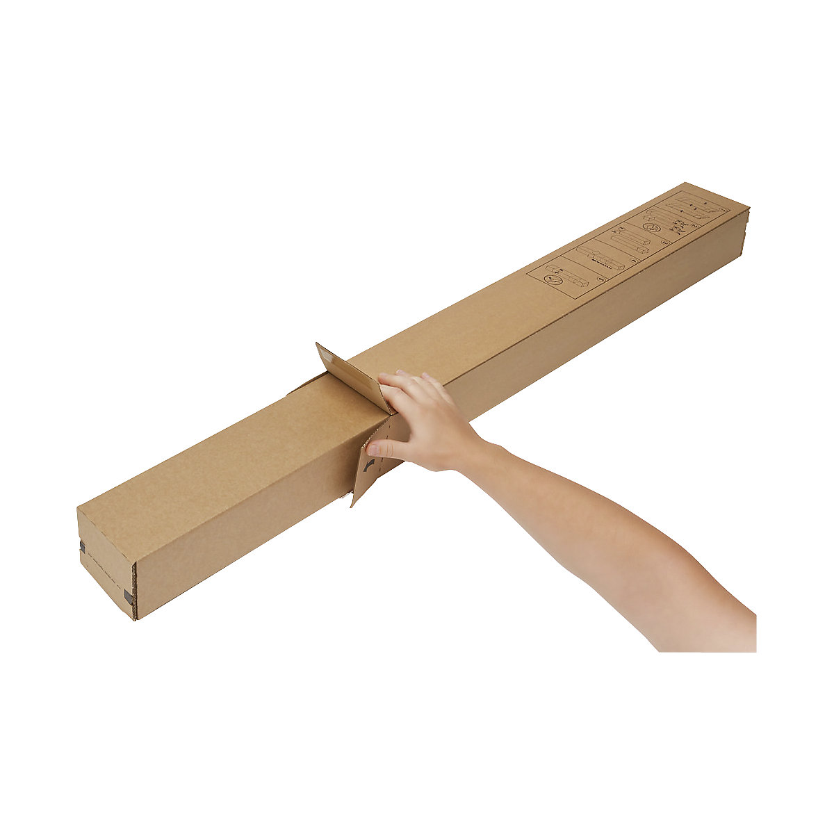 Telescopic postal sleeve – ratioform flow (Product illustration 4)-3