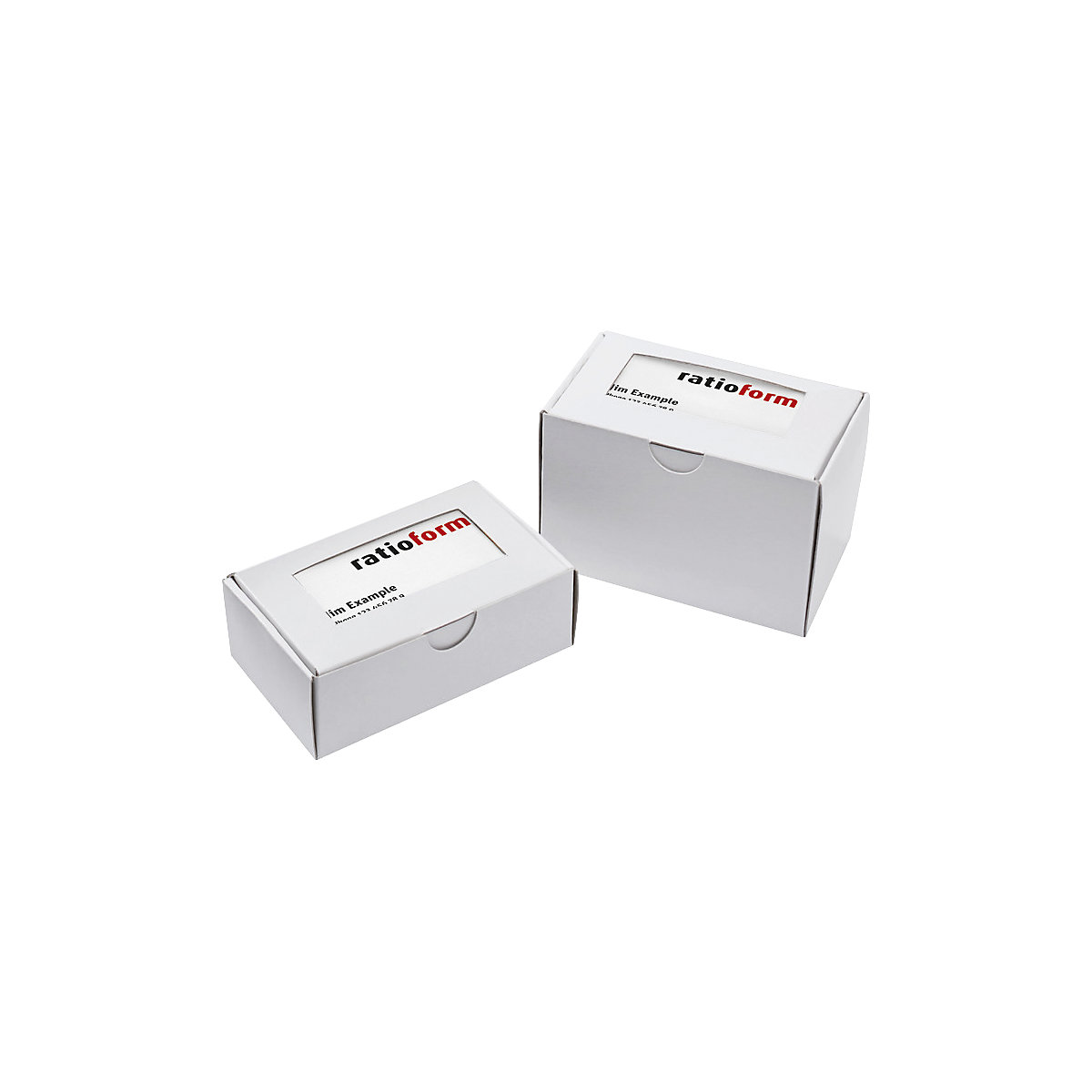 Folding box made of solid cardboard - ratioform