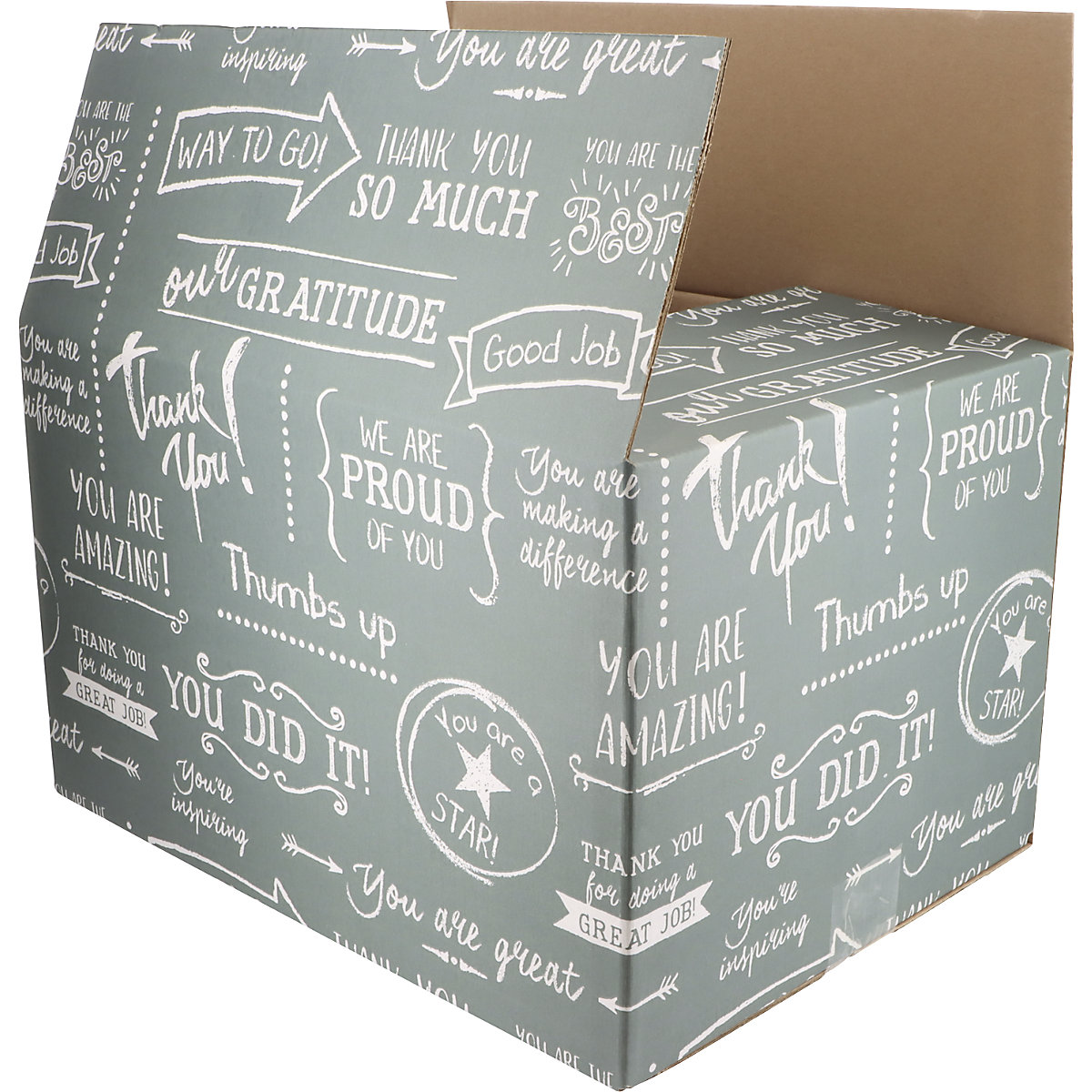 Thank you cardboard box for dispatch - ratioform