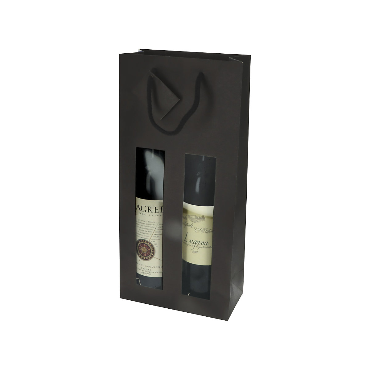 Paper carry bag with vision panel – ratioform