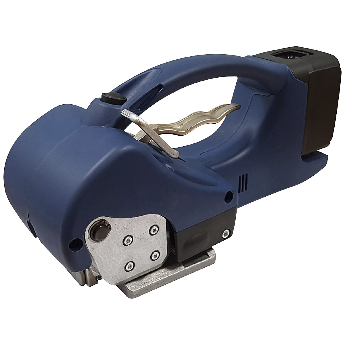 Battery powered strapping tool for PP and PET strapping - ratioform