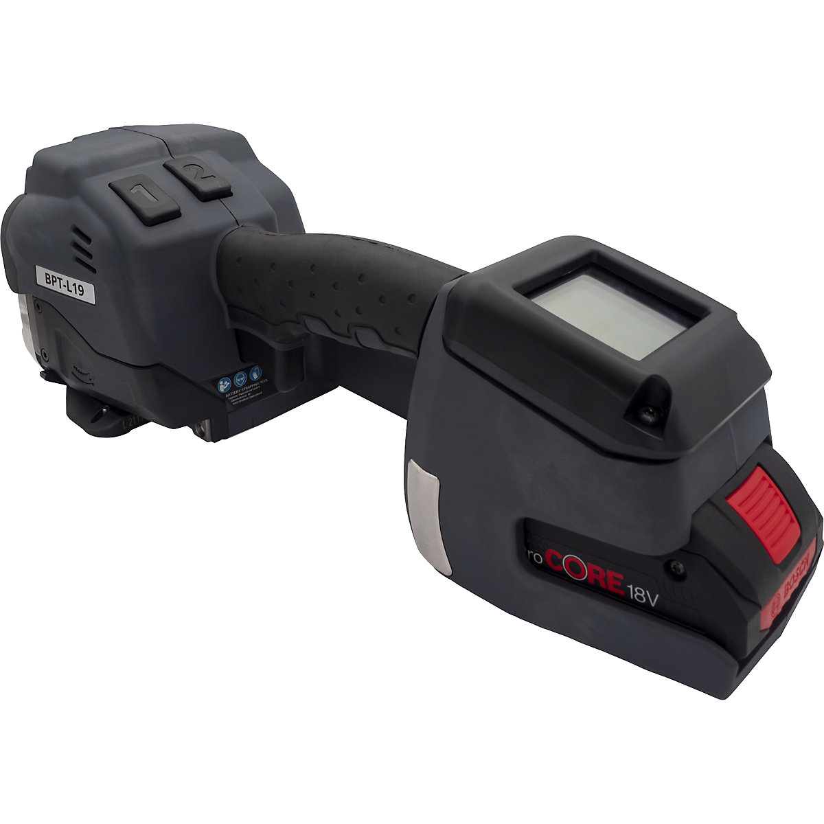 Rechargeable strapping tool for steel strapping – ratioform (Product illustration 2)-1