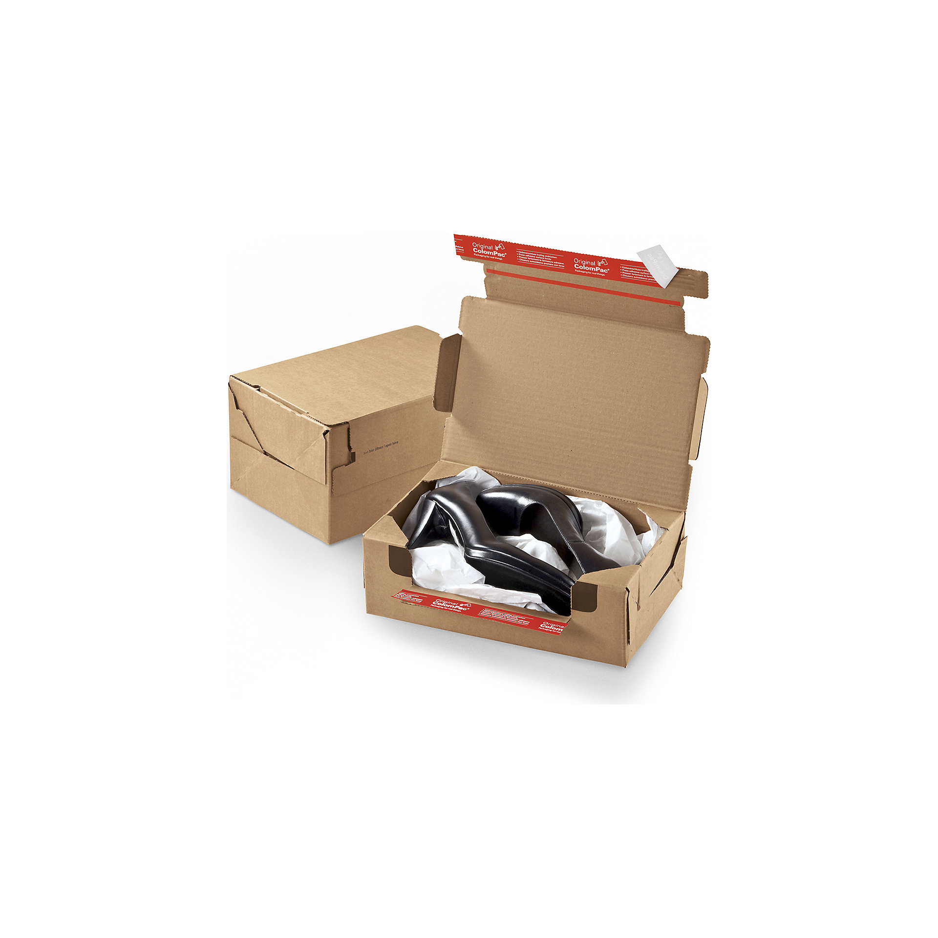 Return Closure Colompac Cardboard Packing Box with Return Closures | BiGDUG