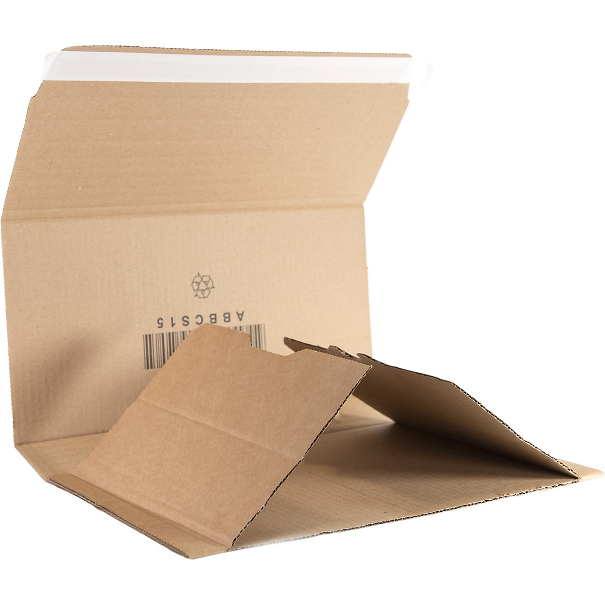 Brown Cardboard Book Boxes with Adhesive (Product illustration 3)-2