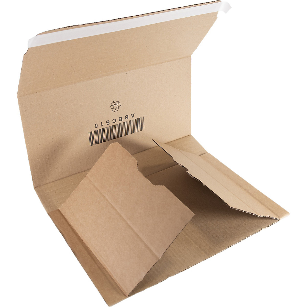 Brown Cardboard Book Boxes with Adhesive (Product illustration 4)-3
