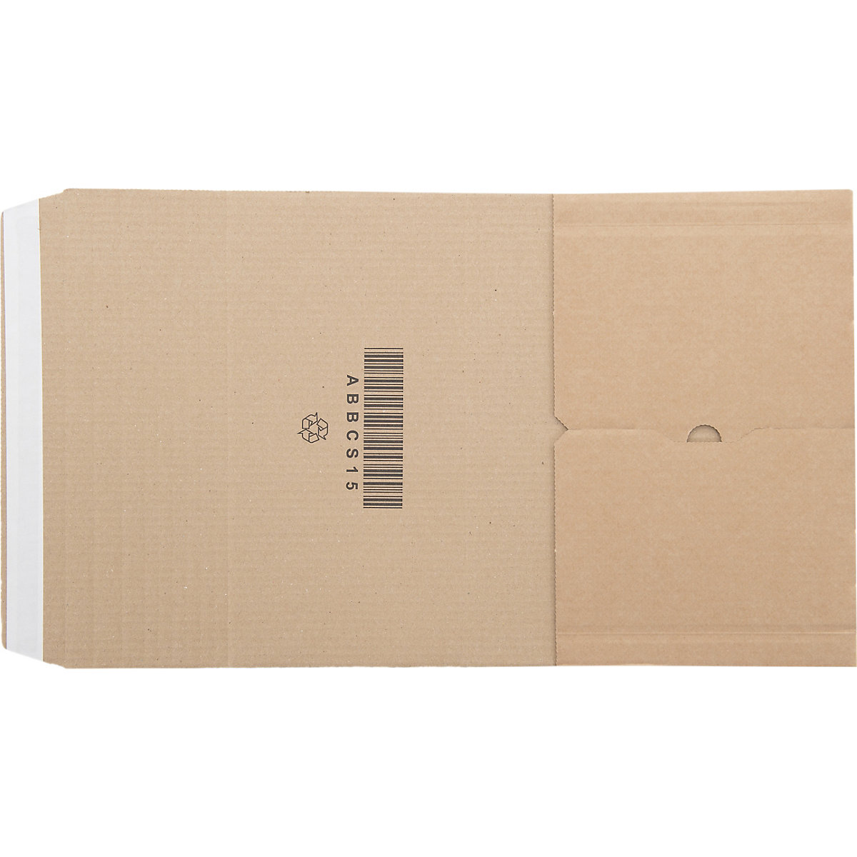 Brown Cardboard Book Boxes with Adhesive (Product illustration 6)-5