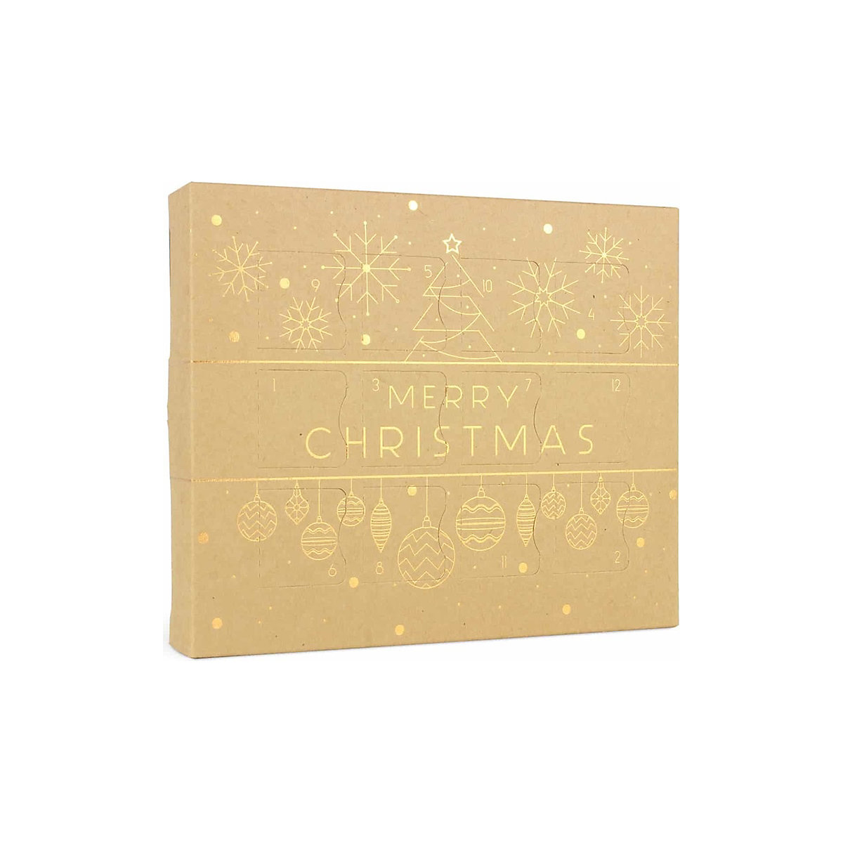 Advent Calendars, Advent Calendars, Advent Calendars Pack 10 | 181l x 153w x 32.5h mm | Bauble - Kraft | Tray - Black | Cell 33l x 30w x 20h mm-9
