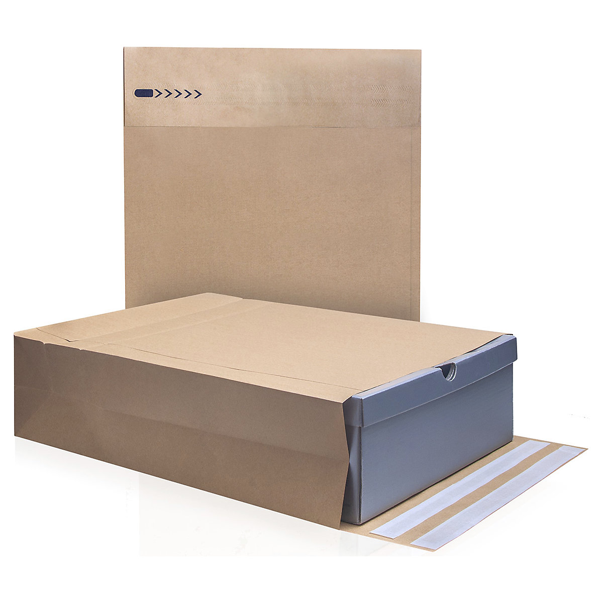 Ecommerce Paper Mailing Bags - Returnable 2 x Peel & Seal (Product illustration 3)-2