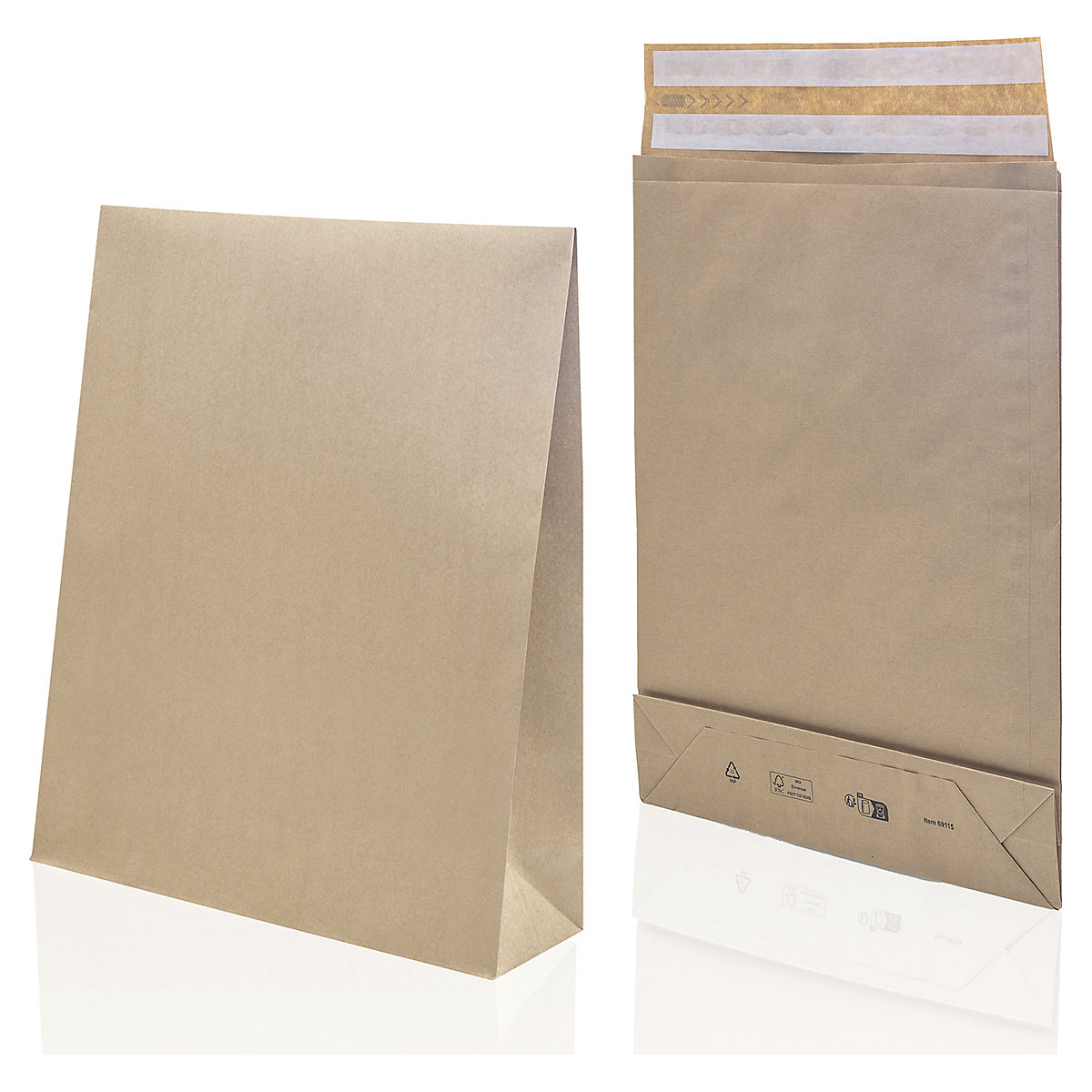 Ecommerce Paper Mailing Bags - Returnable 2 x Peel & Seal (Product illustration 4)-3