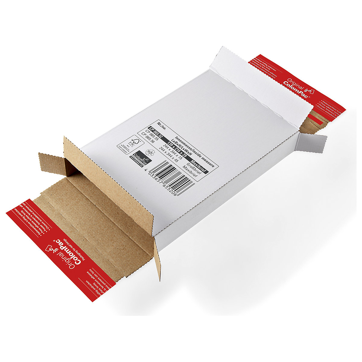 ColomPac® CP 065 White Courier Parcel Boxes