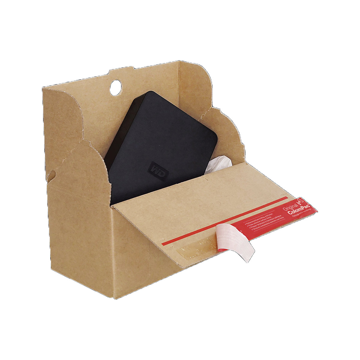 ColomPac® CP 085 Double Wall Crash Lock Box With Z-Fold