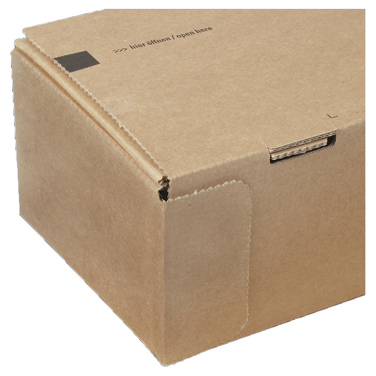 ColomPac® CP 085 Double Wall Crash Lock Box With Z-Fold (Product illustration 3)-2