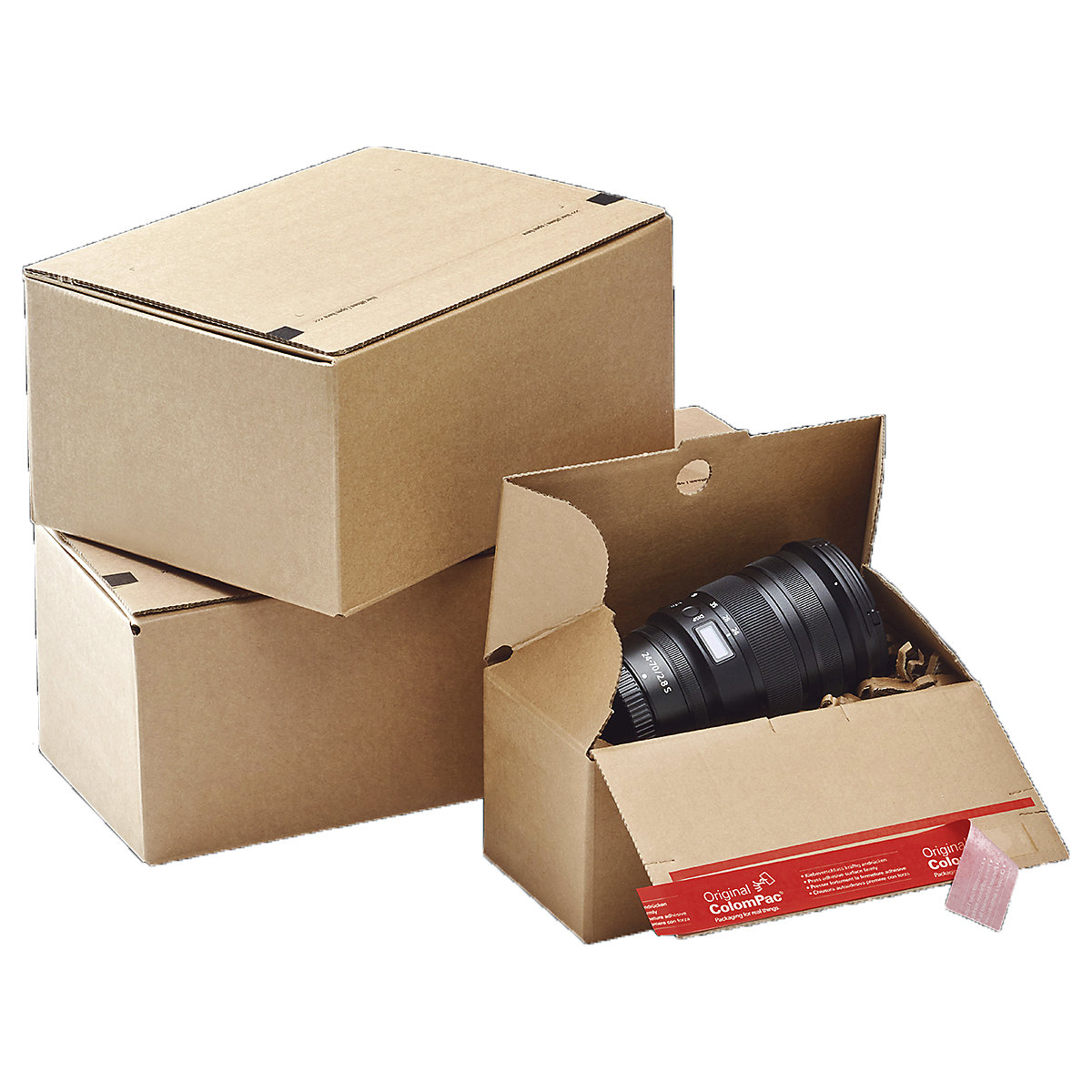 ColomPac® CP 085 Double Wall Crash Lock Box With Z-Fold