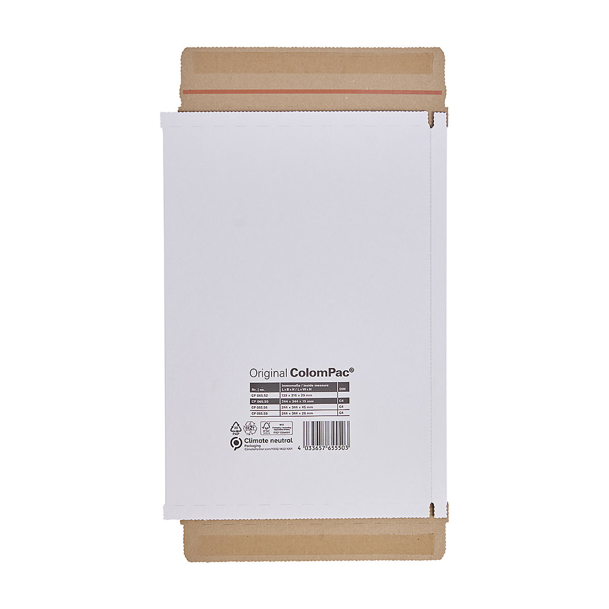Colompac White Courier Parcel Boxes (Product illustration 5)-4