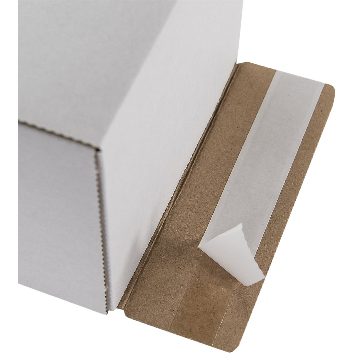 White Gift Boxes with Adhesive Strip (Product illustration 3)-2