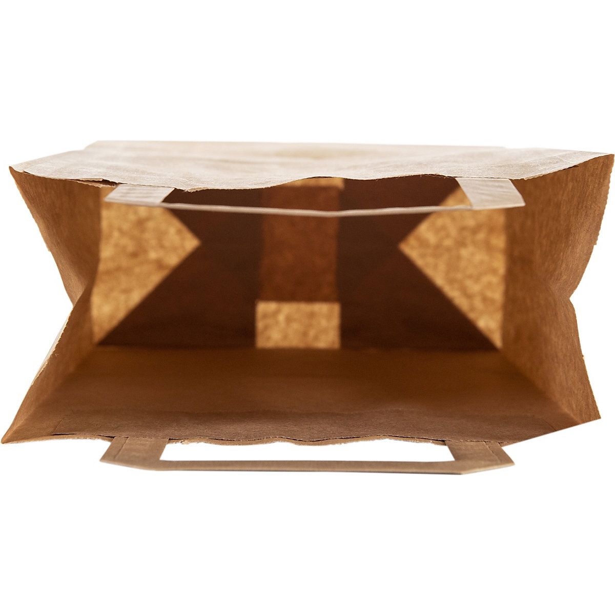 Brown Paper Bags with Handles | Folded Handles (Product illustration 6)-5