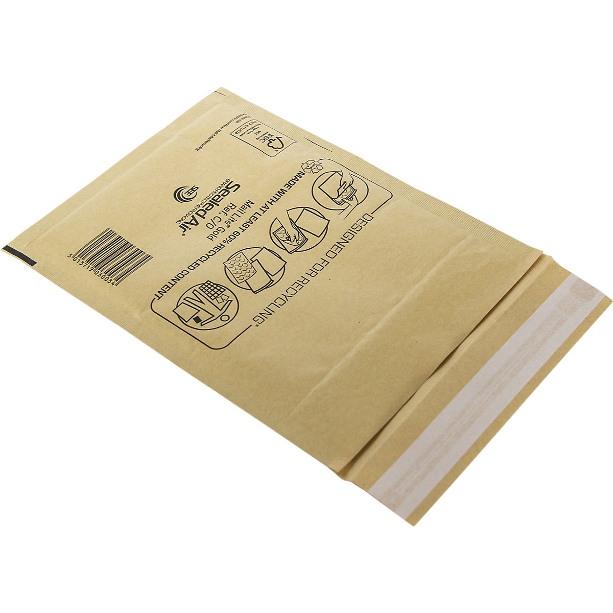 Gold Mail Lite Padded Mailing Envelopes (Product illustration 2)-1