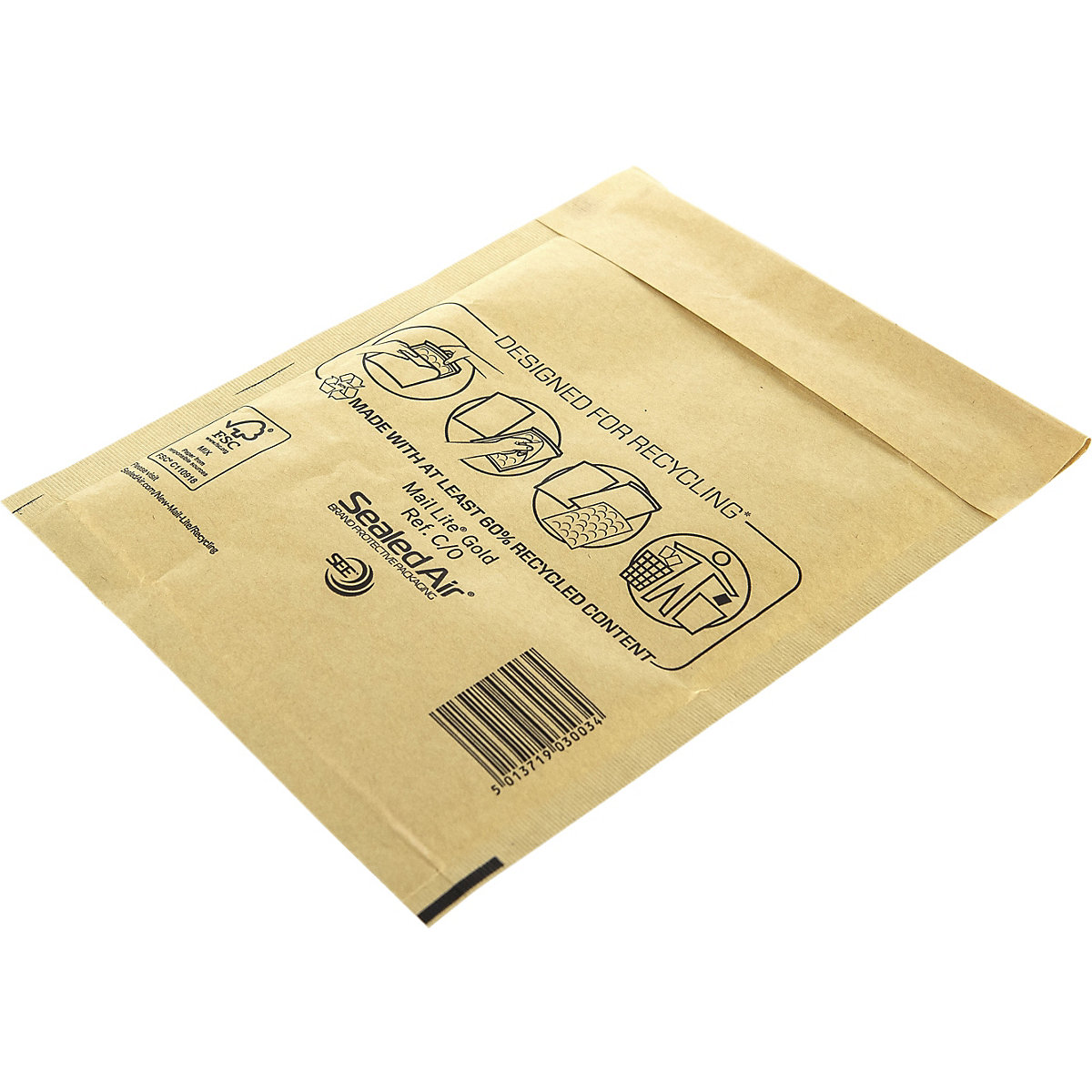 Gold Mail Lite Padded Mailing Envelopes (Product illustration 5)-4