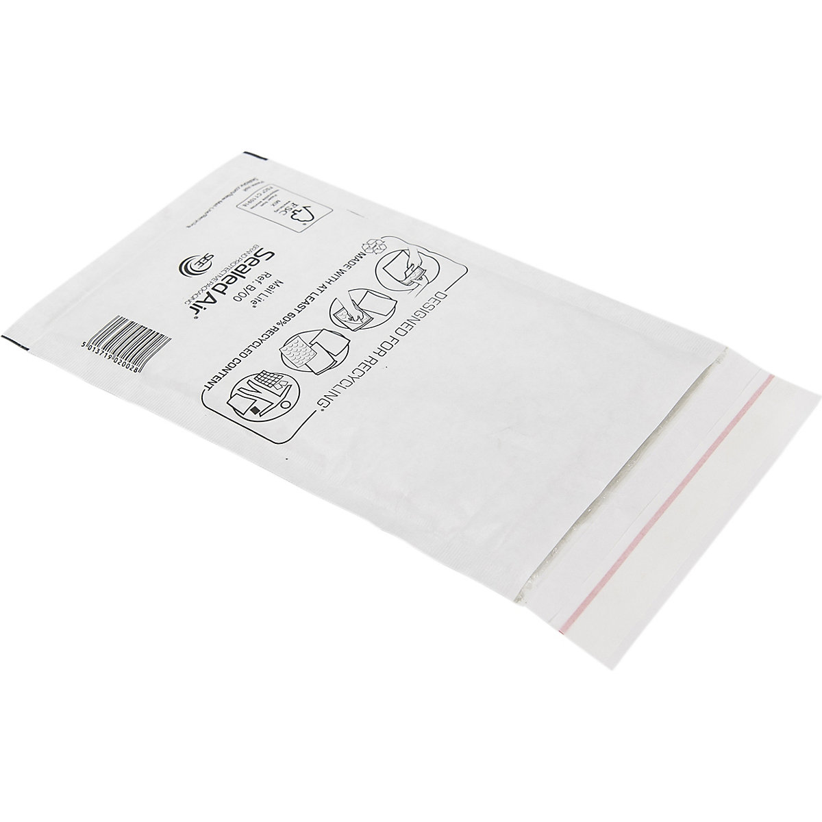 White Mail Lite Padded Shipping Envelopes (Product illustration 3)-2