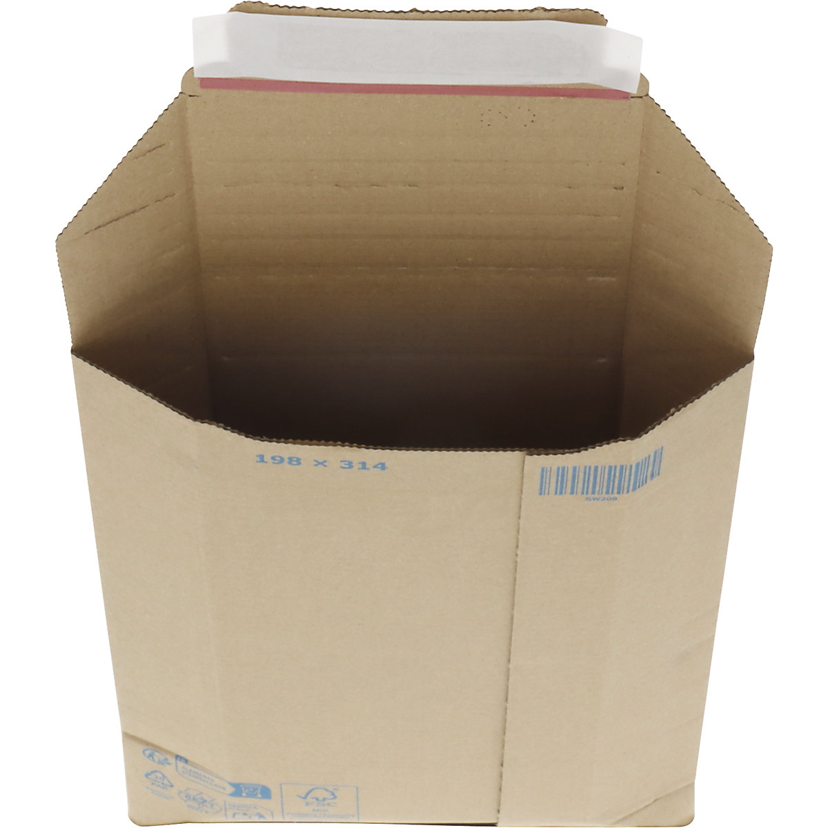 Cardboard mailing bag – ratioform flow (Product illustration 3)-2