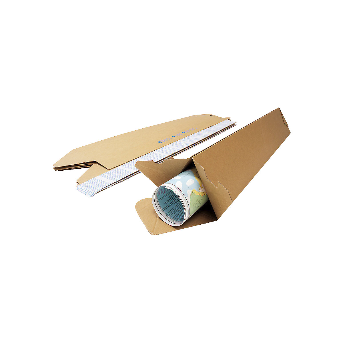 Postal sleeve, triangular - ratioform