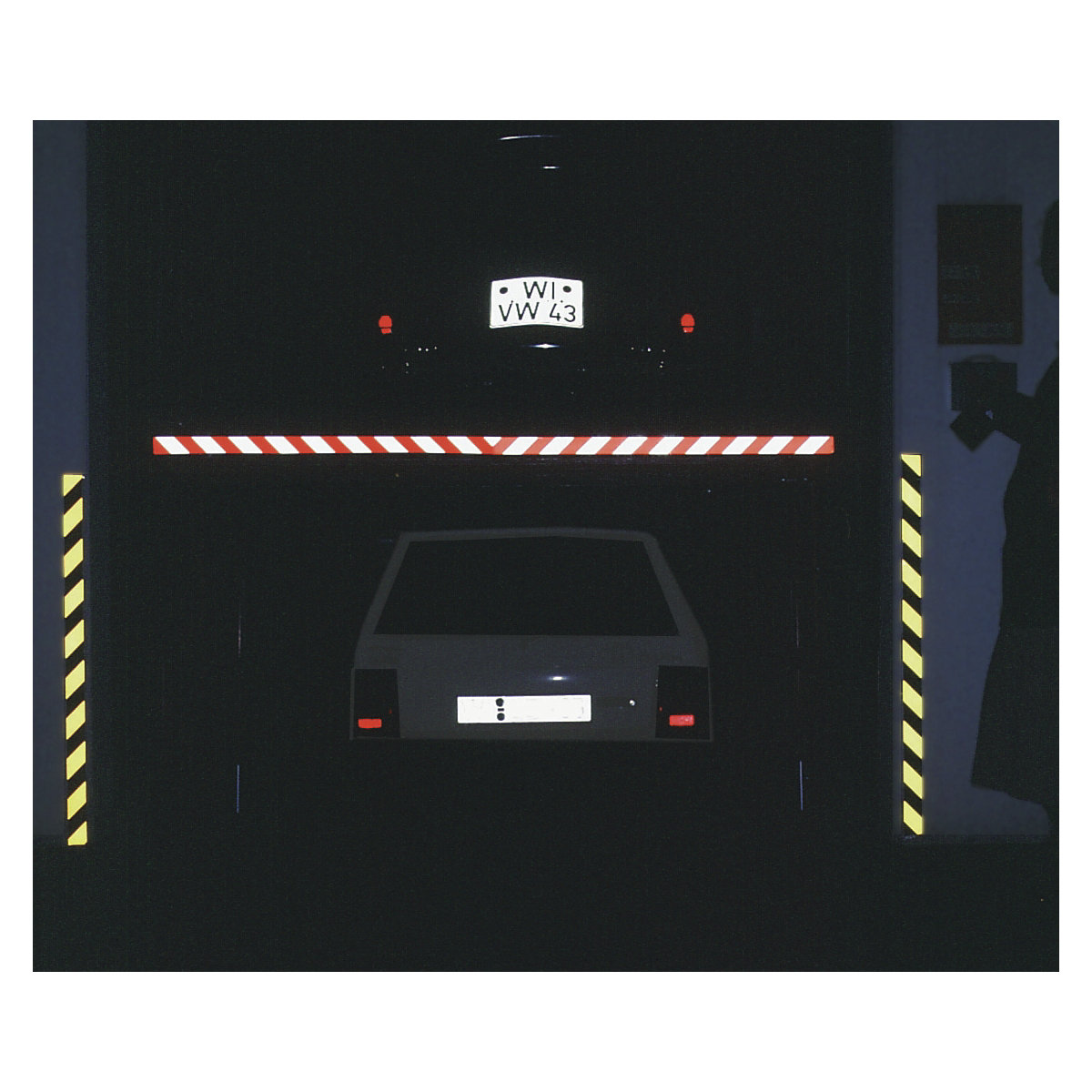 Hazard warning tape, self adhesive – Moravia (Product illustration 2)-1