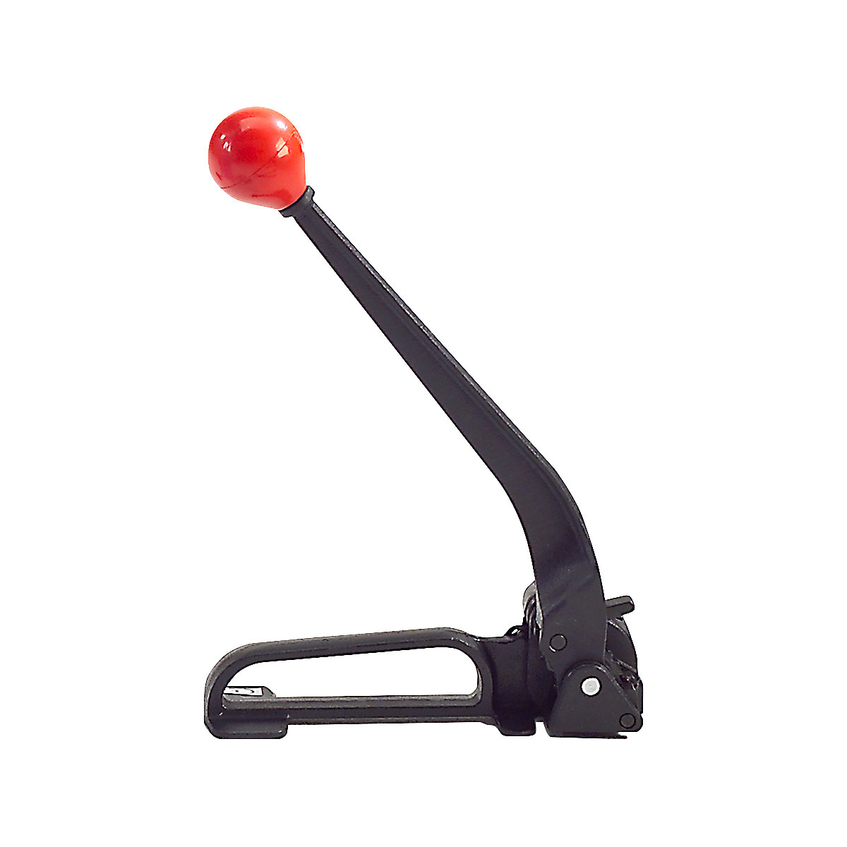 Tensioning tool for steel strapping - ratioform