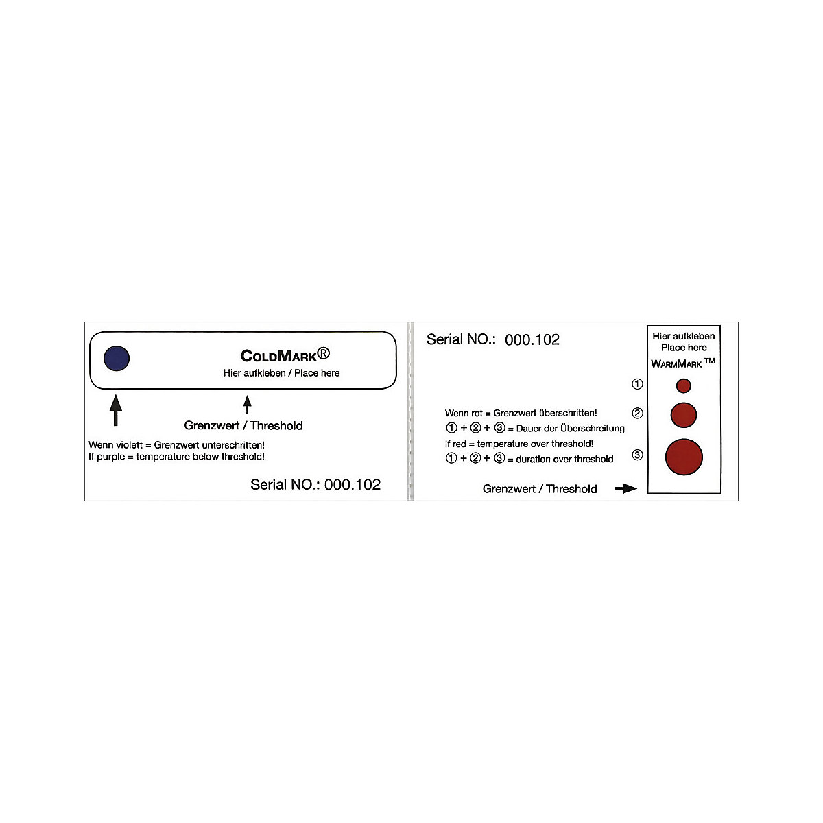 2-value temperature card - ratioform