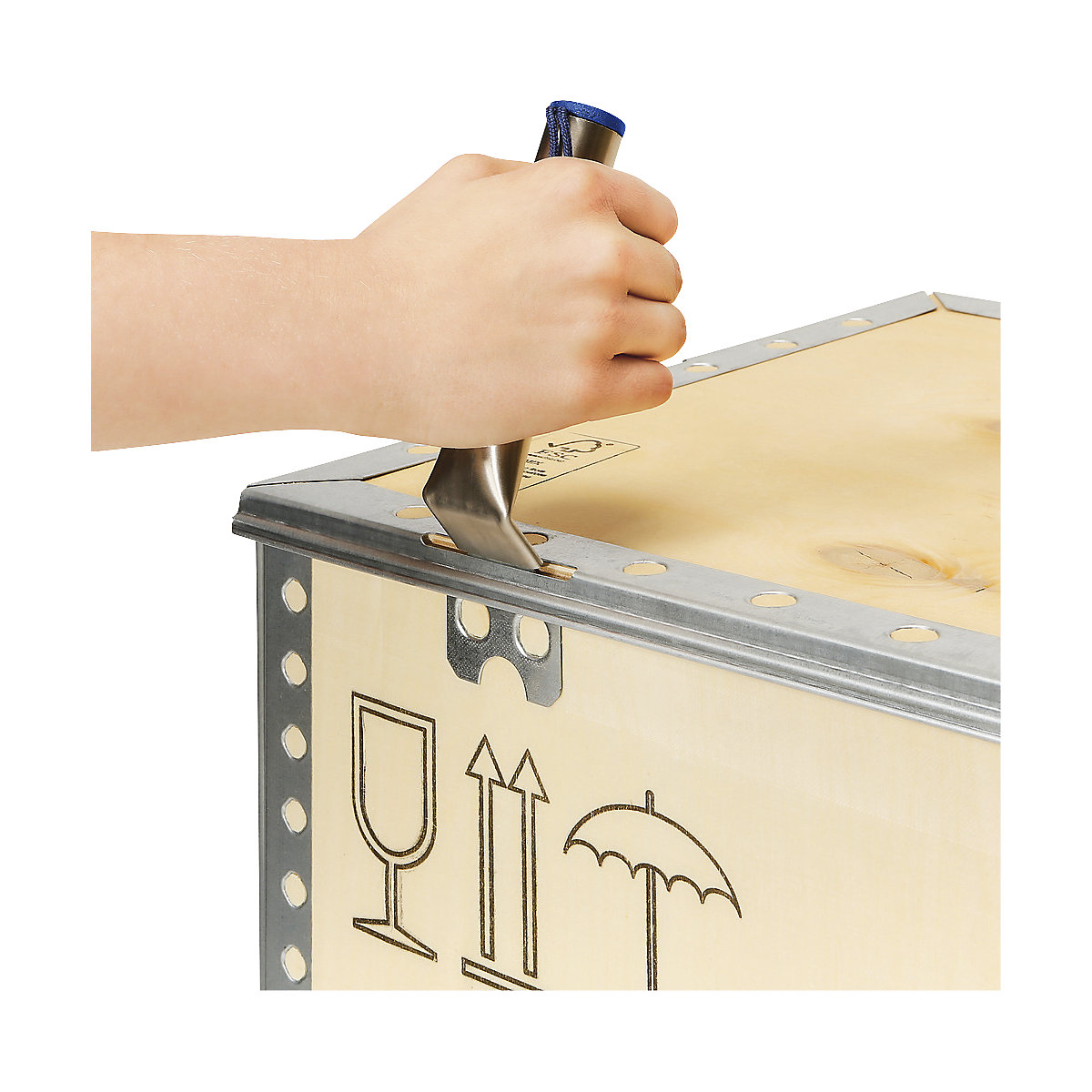 Standard collapsible wooden box – ratioform (Product illustration 2)-1