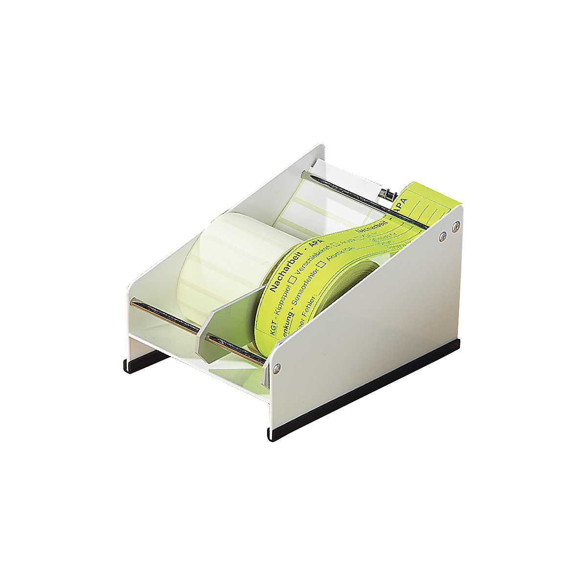 Adhesive label dispenser for inside roll winding KAISER+KRAFT United