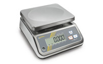 Stainless steel scale with splash water protection