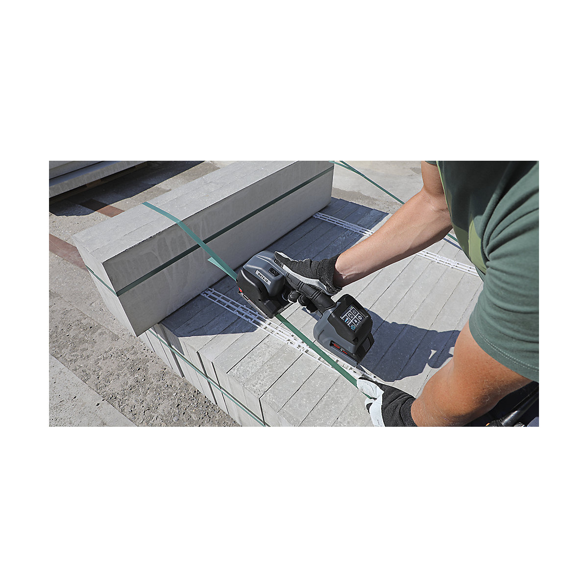 BTX4 rechargeable strapping tool for PP and PET strapping (Product illustration 2)-1
