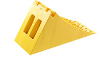 Cale de roue, jaune