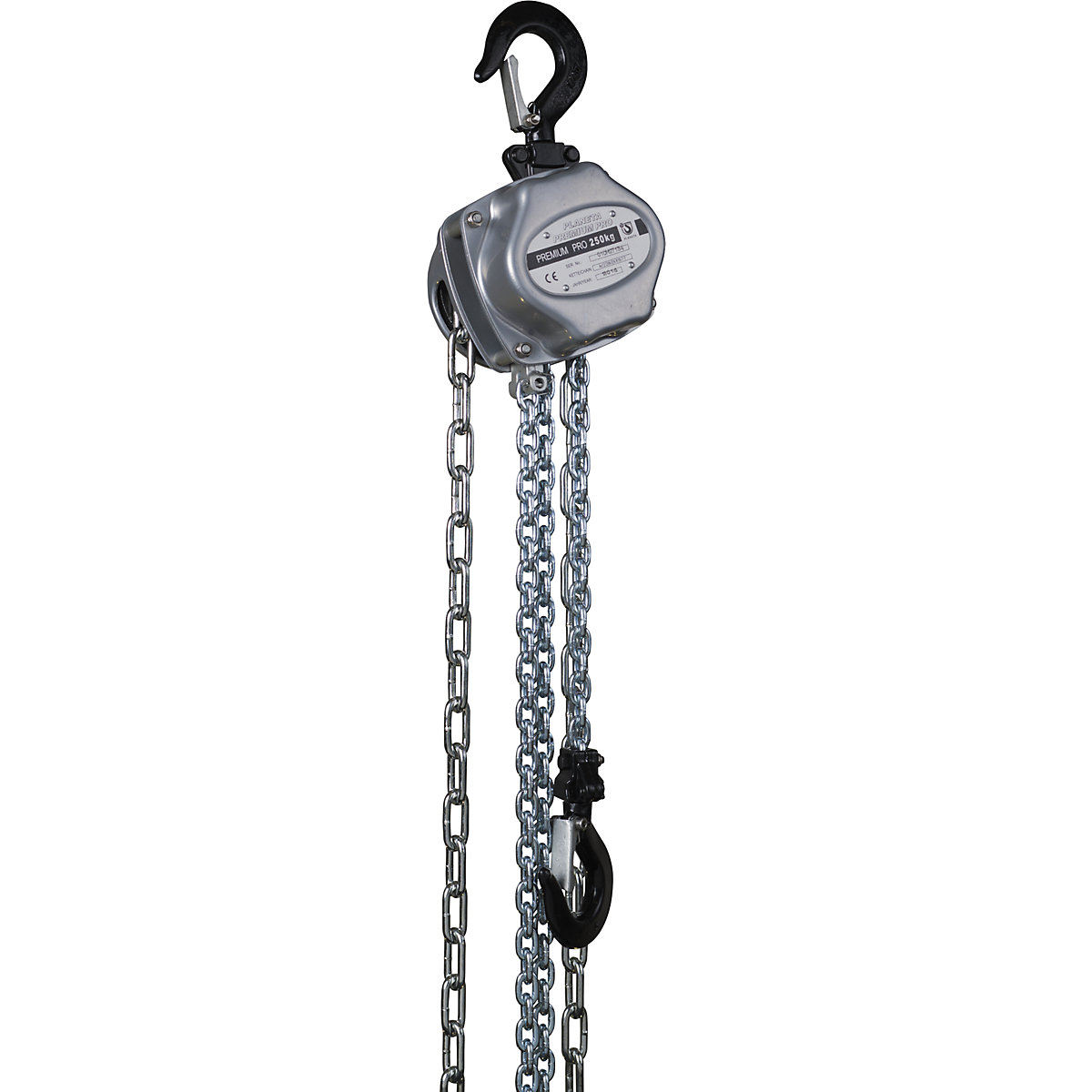 Palan à Chaîne Aluminium - Capacité 250 Kg - Hauteur Levage 1.5 M