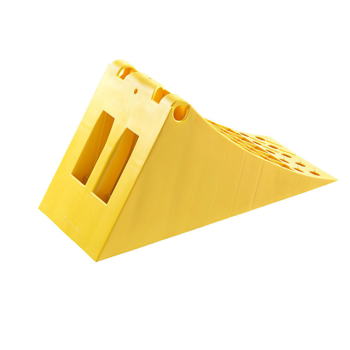 Cuneo bloccaruota, giallo: dimensione nominale 53, conf. da 2 pz.