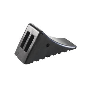 Cuneo bloccaruota in gomma, nero