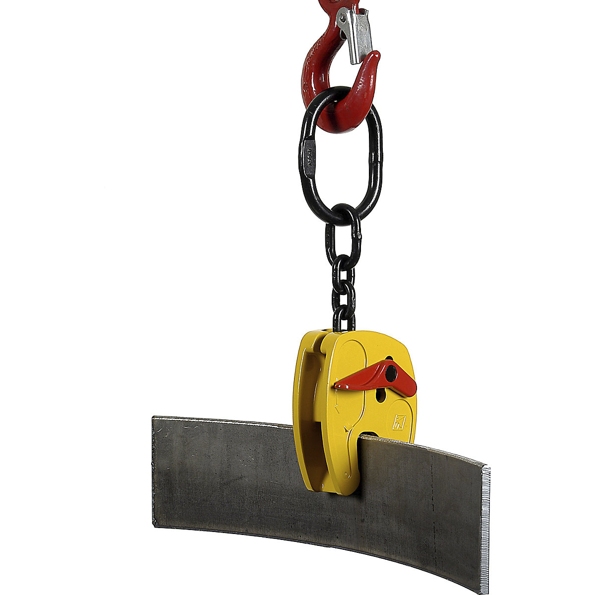 Pinza Per Lamiera Orizzontale Per Acciaio Strutturato A Forma Di L 1 Horizontal Plate Clamp For L Shaped Structured Steel 1 Ton 3 Ton