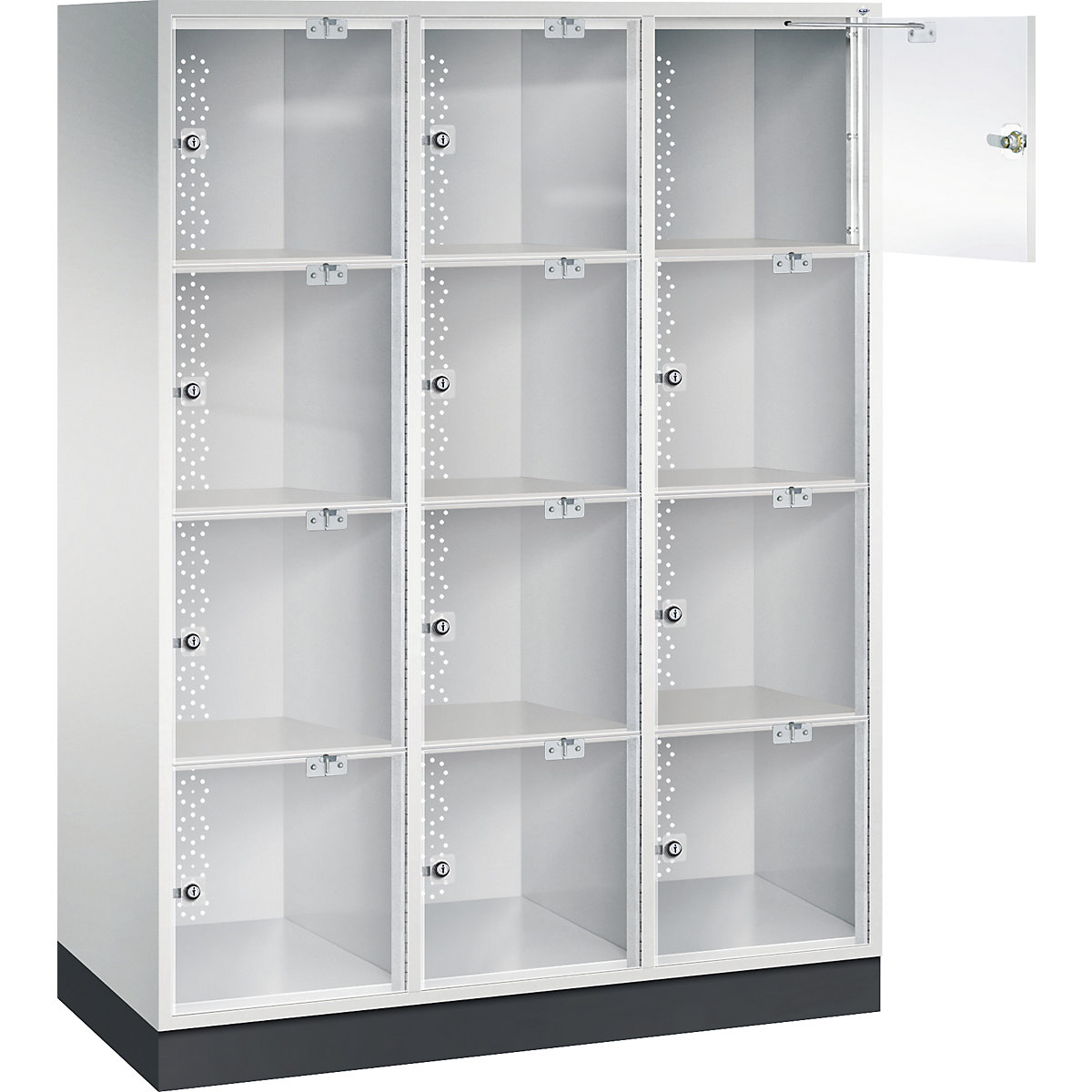 INTRO stalen lockerkast met deur van acrylglas – C+P (Productafbeelding 2)-1