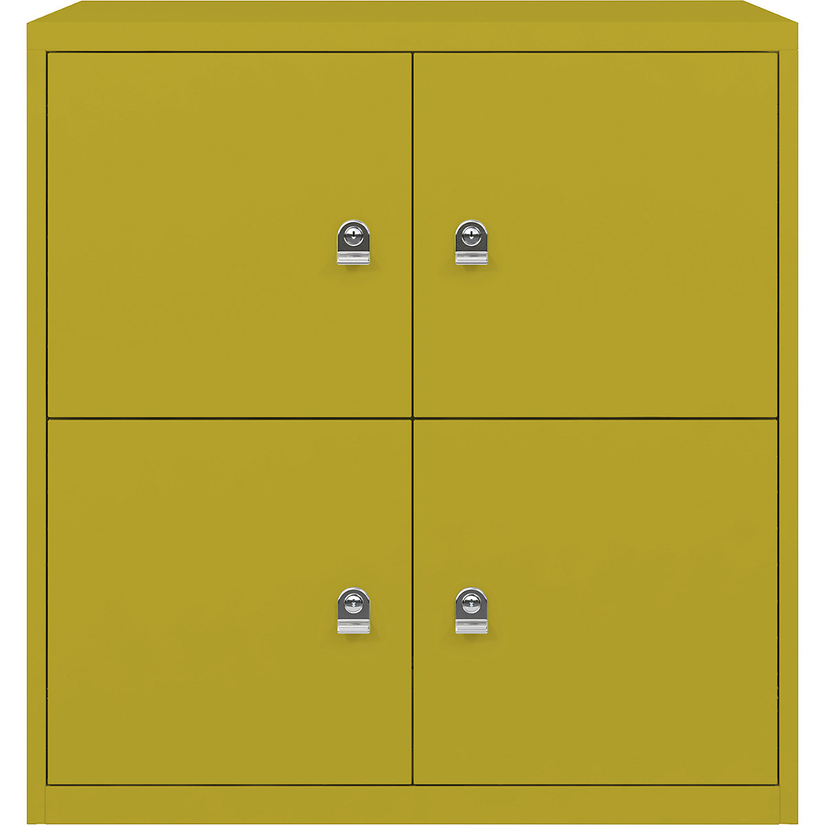 LateralFile™ Lodge – BISLEY, met 4 lockers, hoogte per 375 mm, tickleweed-4