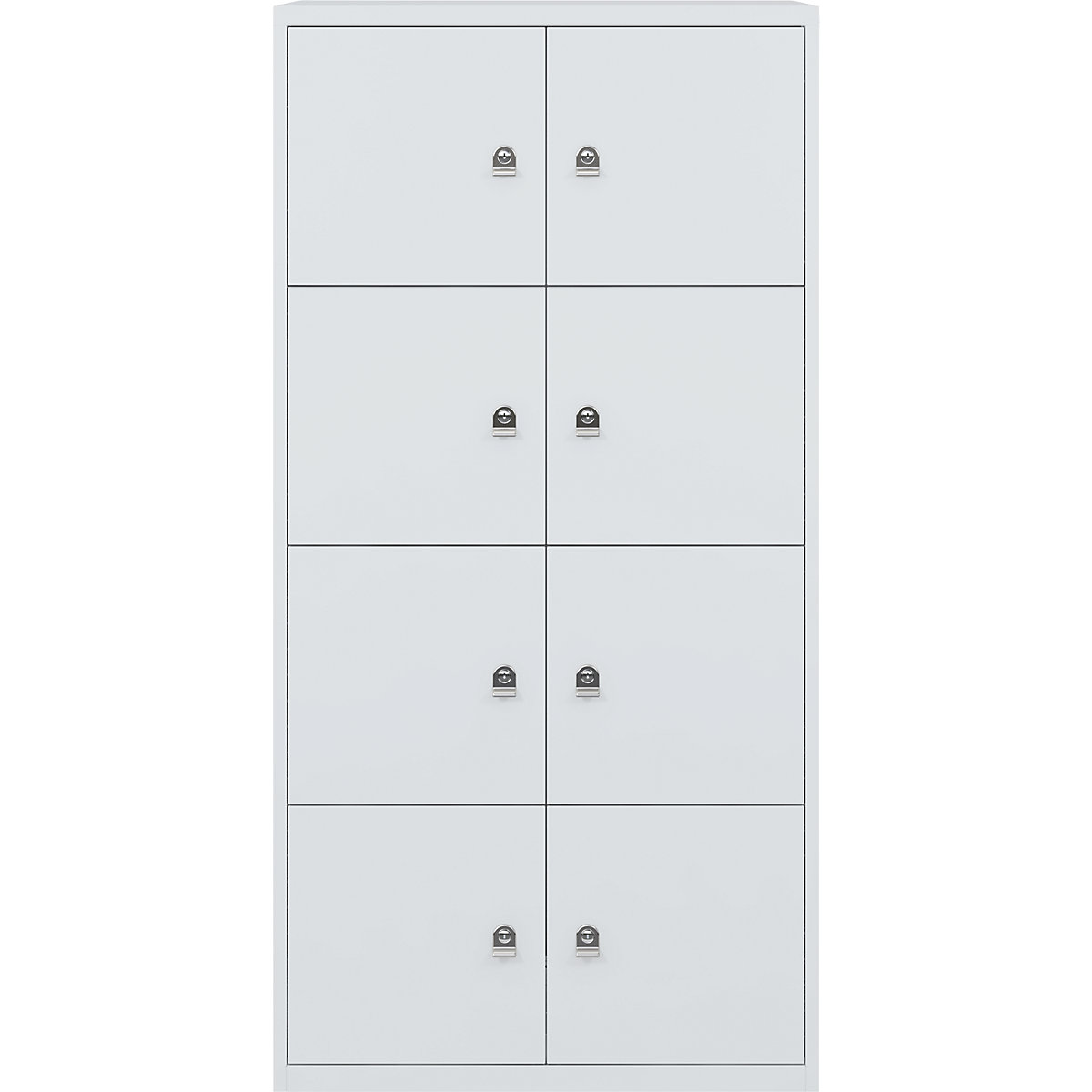 LateralFile™ Lodge – BISLEY, met 8 lockers, hoogte per 375 mm, alaska-14