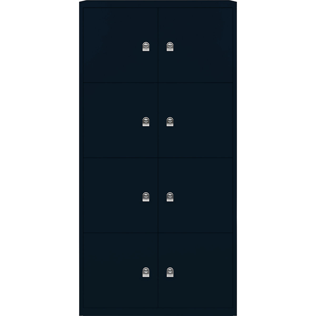 LateralFile™ Lodge – BISLEY, met 8 lockers, hoogte per 375 mm, prussian-19