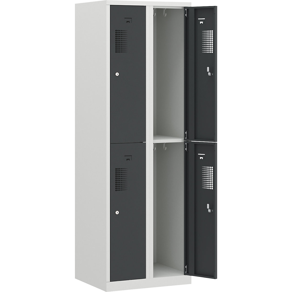 Lockerkast met twee verdiepingen Amsterdam &ndash; eurokraft basic