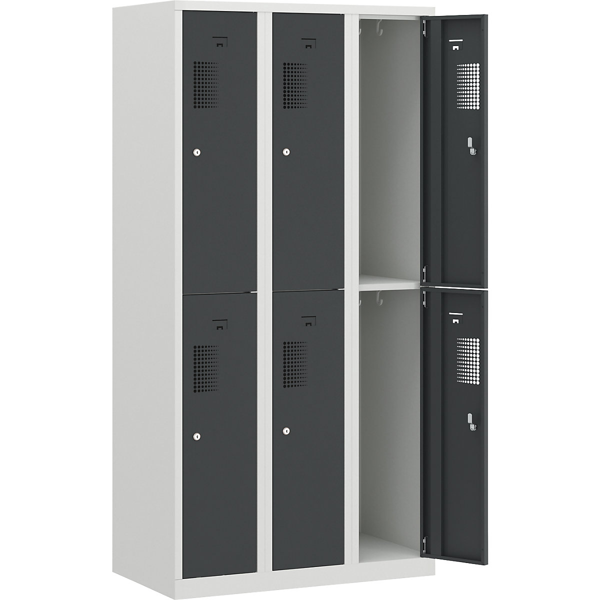 Lockerkast met twee verdiepingen Amsterdam &ndash; eurokraft basic